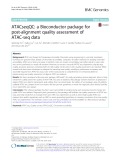 ATACseqQC: A Bioconductor package for post-alignment quality assessment of ATAC-seq data