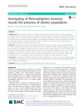 Genotyping of Plasmodiophora brassicae reveals the presence of distinct populations