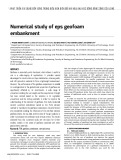 Numerical study of EPS geofoam embankment