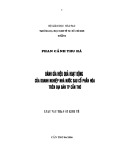 Luận văn Thạc sĩ Kinh tế: Đánh giá hiệu quả hoạt động của doanh nghiệp nhà nước sau cổ phần hóa trên đại bàn thành phố Cần Thơ