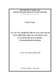 Luận văn Thạc sĩ Kinh tế: Các yếu tố ảnh hưởng đến sự sẵn lòng thanh toán nhiều hơn cho các sản phẩm xanh của người tiêu dùng thế hệ y ở thành phố Hồ Chí Minh