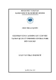 Luận văn Thạc sĩ Kinh tế: Giải pháp nâng cao động lực làm việc tại ban quản lý Vinhomes central park đến năm 2025