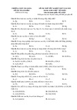 Đề thi thử THPT Quốc gia năm 2021 môn Hóa học có đáp án - Trường THPT Thái Hòa