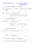 Đề thi thử THPT Quốc gia năm 2021 môn Toán có đáp án - Trường THPT Minh Hòa