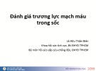 Bài giảng Đánh giá trương lực mạch máu trong sốc - Lê Hữu Thiện Biên