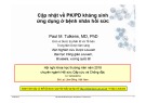 Bài giảng Cập nhật về PK/PD kháng sinh ứng dụng ở bệnh nhân hồi sức