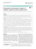 Comparative transcriptome analysis of soybean response to bean pyralid larvae