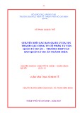 Luận văn Thạc sĩ Kinh tế: Chuyển đổi các ban quản lý dự án thành các Công ty cổ phần tư vấn quản lý dự án — Trường hợp các ban quản lý dự án ngành điện