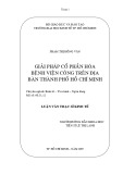 Luận văn Thạc sĩ Kinh tế: Giải pháp cổ phần hóa bệnh viện công trên địa bàn thành phố Hồ Chí Minh