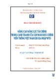 Luận văn Thạc sĩ Kinh tế: Nâng cao năng lực tài chính trong cạnh tranh của Tập đoàn Bưu chính Viễn thông Việt Nam khi gia nhập WTO