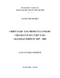 Luận văn Thạc sĩ Kinh tế: Chiến lược tài chính của G7mart – Nhà bán lẻ số 1 Việt Nam – Giai đoạn khởi sự 2007-2009