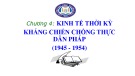 Bài giảng Lịch sử kinh tế Việt Nam: Chương 4 - Trường ĐH Thương Mại