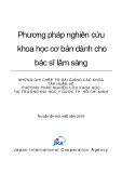 Tài liệu Phương pháp nghiên cứu khoa học cơ bản dành cho bác sĩ lâm sàng