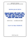 Luận văn Thạc sĩ Kinh tế: Hoạch định cấu trúc vốn - Cấu trúc tài chính hợp lý tại các công ty cổ phần niêm yết trên HOSE