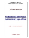 Luận văn Thạc sĩ Kinh tế: Các giải pháp nhằm huy động và sử dụng vốn có hiệu quả cho đầu tư phát triển kinh tế tại quận 9 - TP. Hồ Chí Minh