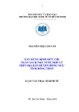 Luận văn Thạc sĩ Kinh tế: Xây dựng định mức chi ngân sách nhà nước hợp lý trên địa bàn huyện Hồng Ngự, tỉnh Đồng Tháp