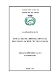 Khóa luận tốt nghiệp: Đánh giá hiệu quả khởi phát chuyển dạ bằng Propess tại Bệnh viện phụ sản Hà Nội