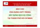 Bài giảng Ứng dụng công nghệ thông tin trong xây dựng dịch vụ công tại thành phố Hồ Chí Minh