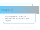 Lecture Electronic commerce - Chapter 2: E-Marketplaces: Structures, Mechanisms, Economics, and Impacts