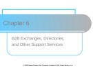 Lecture Electronic commerce - Chapter 6: B2B Exchanges, Directories and Other Support Services