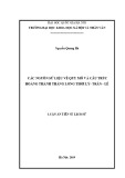 Luận án Tiến sĩ Lịch sử: Các nguồn sử liệu về quy mô và cấu trúc hoàng thành Thăng Long thời Lý - Trần - Lê