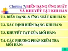 Bài giảng Công nghệ hàn - Chương 7: Biến dạng, ứng suất, khuyết tật khi hàn