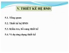 Bài giảng Hệ thống quản lý toà nhà (BMS-Building Management System): Bài 5 - ĐHBK Hà Nội