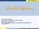 Bài giảng Đàn hồi ứng dụng: Chương 4 - ThS. Nguyễn Thanh Nhã