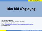 Bài giảng Đàn hồi ứng dụng: Chương 5 - ThS. Nguyễn Thanh Nhã