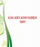 Sáng kiến kinh nghiệm THPT: Giá trị lớn nhất, giá trị nhỏ nhất của hàm số giá trị tuyệt đối