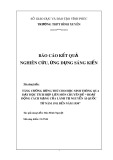 Sáng kiến kinh nghiệm THPT: Tăng cường hứng thú cho học sinh thông qua dạy học tích hợp liên môn chuyên đề Hoạt động cách mạng của lãnh tụ Nguyễn Ái Quốc từ năm 1911 đến năm 1930