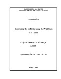 Luận văn Thạc sĩ Văn học: Cảm hứng thế sự đời tư trong thơ Việt Nam 1975-2000