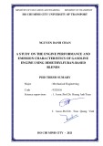 Sumary of Phd thesis Mechanical engineering: A study on the engine performance and emission characteristics of gasoline engine using dimethylfuran-based blends