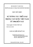 Luận án Tiến sĩ Ngữ văn: Sự tương tác thể loại trong văn xuôi Việt Nam từ 1986 đến nay