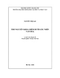 Luận văn Thạc sĩ Ngữ văn: Thơ Nguyễn Khoa Điềm dưới góc nhìn văn hóa