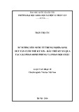 Luận văn Thạc sĩ Văn học Việt Nam: Tư tưởng yêu nước từ trung nghĩa sang duy tân cuối thế kỷ XIX - Đầu thế kỷ XX qua tác giả Phan Đình Phùng và Phan Bội Châu