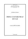 Luận án Tiến sĩ Ngữ văn: Phong cách nghệ thuật Sơn Nam