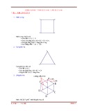 Tóm tắt lý thuyết và bài tập trắc nghiệm Hình vuông, Tam giác đều, Lục giác đều