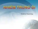 Bài giảng Nhiễm trùng ối - ThS.BS Lê Thanh Hùng