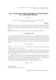 On a stochastic linear dynamical system driven by a volterra process