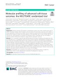 Molecular profiling of advanced soft-tissue sarcomas: The MULTISARC randomized trial