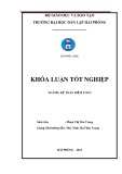 Khóa luận tốt nghiệp Kế toán Kiểm toán: Hoàn thiện công tác kế toán doanh thu, chi phí và xác định kết quả kinh tại công ty trách nhiệm hữu hạn thương mại Tùng Thịnh