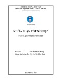 Khóa luận tốt nghiệp Quản trị doanh nghiệp: Một số biện pháp nhằm nâng cao hiệu quả hoạt động sản xuất kinh doanh tại công ty TNHH Thương Mại Liên Thành