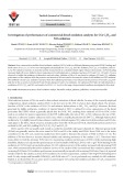 Investigation of performances of commercial diesel oxidation catalysts for CO, C3H6, and NO oxidation