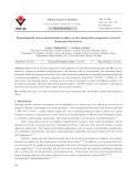 Experimental and computational studies on the absorption properties of novel formazan derivatives