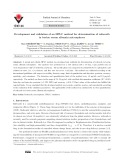 Development and validation of an HPLC method for determination of rofecoxib in bovine serum albumin microspheres