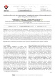 Rapid and efficient in vitro regeneration of transplastomic potato (Solanum tuberosum L.) plants after particle bombardment