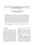 Character education and personal social guidance counseling and its effects on personal social competences