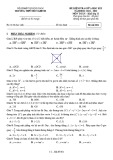 Đề kiểm tra giữa học kì 1 môn Toán lớp 11 năm 2021-2022 có đáp án - Trường THPT Hồ Nghinh