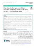 Musculoskeletal symptoms and their associated risk factors among Saudi office workers: A cross-sectional study